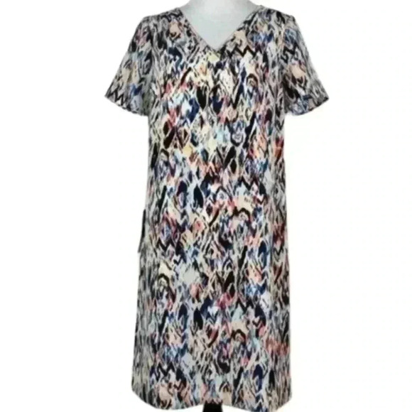 New the limited dress size S multicolored V-neck - Picture 1 of 8